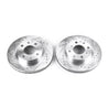 Power Stop 90-00 Honda Civic Front Evolution Drilled & Slotted Rotors - Pair PowerStop