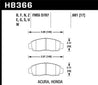 Hawk 04+ Acura TSX / 99-08 TL / 01-03 CL / 08+ Honda Accord EX DTC-70 Race Front Brake Pads Hawk Performance
