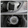 xTune 09-14 Acura Projector Headlights - Light Bar DRL - Chrome (PRO-JH-ATSX09-LB-C) SPYDER