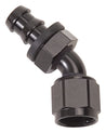 Russell Performance -10 AN Twist-Lok 45 Degree Hose End (Black) Russell