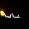 ANZO 2012-2015 BMW 3 Series Projector Headlights w/ U-Bar Black (HID Compatible) ANZO