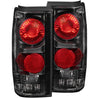 ANZO 1982-1994 Chevrolet S-10 Taillights Black ANZO