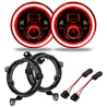 Oracle Jeep Wrangler JL/Gladiator JT 7in. High Powered LED Headlights (Pair) - Red ORACLE Lighting