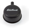 Edelbrock Round Cap w/ Nipple Black Edelbrock