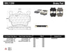 StopTech Performance 09-10 Porsche Boxster / 08-10 Boxster S/Cayman / 05-08 911 Front Brake Pads Stoptech