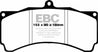 EBC Brakes Yellowstuff Performance Brake Pads EBC