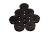 Energy Suspension Polyurethane Pad Set - 2 9/32in OD x 7/16in Hole ID x 1/2in Height - Round Black Energy Suspension