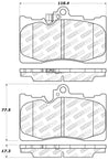 StopTech Street Select Brake Pads - Front Stoptech