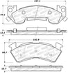 StopTech Street Brake Pads - Rear Stoptech