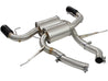aFe MACHForce XP 2.5in Axle Back Stainless Exhaust w/ Black Tips 07-13 BMW 335i 3.0L L6 (E90/92) N55 aFe