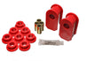 Energy Suspension Ford F100/150/250 Red Fr & Rr A Style 1in Dia Sway Bar 3-1/2in Tall Bushing Sets Energy Suspension