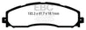 EBC 13+ Ford F250 (inc Super Duty) 6.2 (2WD) Ultimax2 Rear Brake Pads EBC