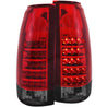 ANZO 1999-2000 Cadillac Escalade LED Taillights Red/Smoke ANZO