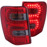 ANZO 1999-2004 Jeep Grand Cherokee LED Taillights Red/Smoke ANZO