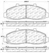 StopTech Sport Brake Pads w/Shims and Hardware - Front Stoptech