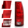 ANZO 1988-1999 Chevy C1500 Taillight Red/Clear Lens w/ Circuit Board(OE Replacement) ANZO