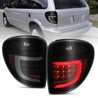 ANZO 2004-2007 Dodge Grand Caravan LED Tail Lights w/ Light Bar Black Housing Smoke Lens ANZO