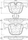 StopTech Street Select Brake Pads w/Hardware - Rear Stoptech