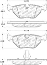 StopTech Street Touring 01-02 BMW Z3 / 03-09 Z4 / 10/90-07 3 Series Rear Brake Pads Stoptech