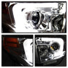 Spyder Toyota Tundra 2014-2016 Projector Headlights Light Bar DRL Chrome PRO-YD-TTU14-DRL-C SPYDER