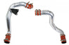 HPS Polish Hot Cold Side Charge Pipe with Intercooler Turbo Boots Kit 17-105P-1 HPS Performance
