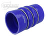 BOOST Products Silicone Coupler with Double Hump, 3" ID, Blue BOOST Products