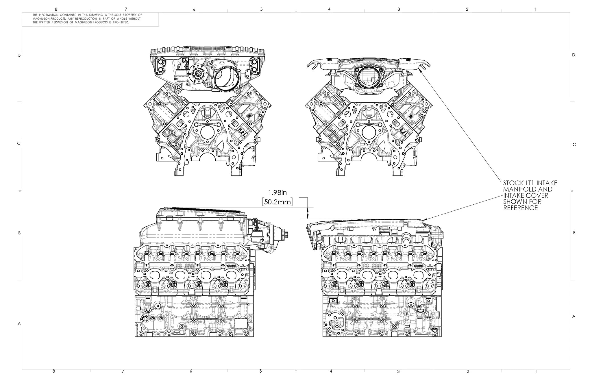 Magnum TVS2650 LT1/LT4 Hot Rod Kit with Corvette Drive