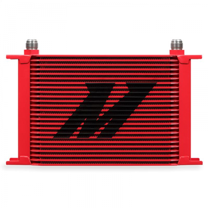 Universal 25-Row Oil Cooler, Red Mishimoto