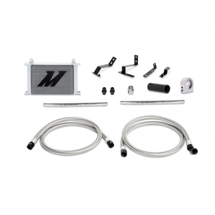OIL COOLER KIT, FITS CHEVROLET CAMARO 2.0T 2016+, Silver, Non-Thermostatic Mishimoto