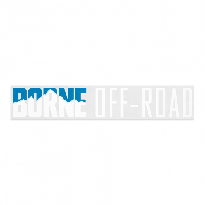Borne Off-Road Decal, 2" x 10.25" Mishimoto