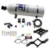 Nitrous Express 4150 Single Entry Billet Crossbar Nitrous Plate Kit (50-300HP) w/15lb Bottle Nitrous Express