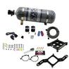 Nitrous Express 4150 Single Entry Crossbar Plate Pro-Power Nitrous Kit (100-500HP) w/Comp Bottle Nitrous Express