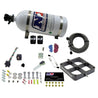 Nitrous Express Single Entry Crossbar 8500 Based Throttle Body Nitrous Kit w/10lb Bottle Nitrous Express