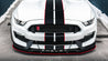 2015-2020 Ford Mustang "GT350" Front Splitter (OEM Bumper) LiquiVinyl Aerodynamics