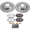 Power Stop 16-18 Audi Q3 Rear Z26 Street Warrior Brake Kit PowerStop