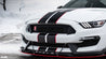 2015-2020 Ford Mustang "GT350" Front Splitter (OEM Bumper) LiquiVinyl Aerodynamics