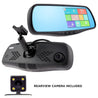 REARVIEW SMART MIRROR WITH 4.3" HD LCD TOUCH SCREEN WITH ANDROID 1080P DASH CAM RECORDER, SPECIAL MOUNT SMARTEAGLE/S