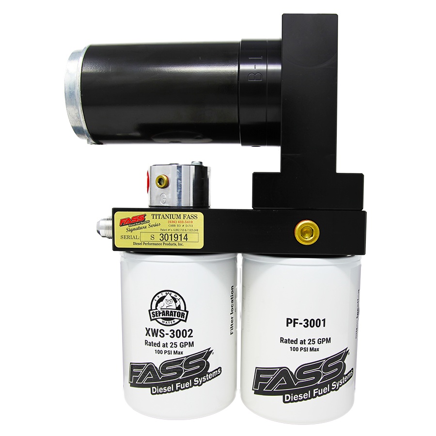 FASS 11-16 Ford F250/F350 Powerstroke 125gph/55psi Titanium Signature Series Fuel Air Separator FASS Fuel Systems