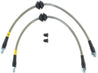 StopTech 07-09 Mazdaspeed3 / 04-07 Mazda 3 Stainless Steel Rear Brake Lines Stoptech