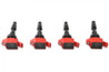 MSD Ignition Coil - Blaster Series - Hyundai/KIA 1.6L Turbo - Red - 4-Pack MSD