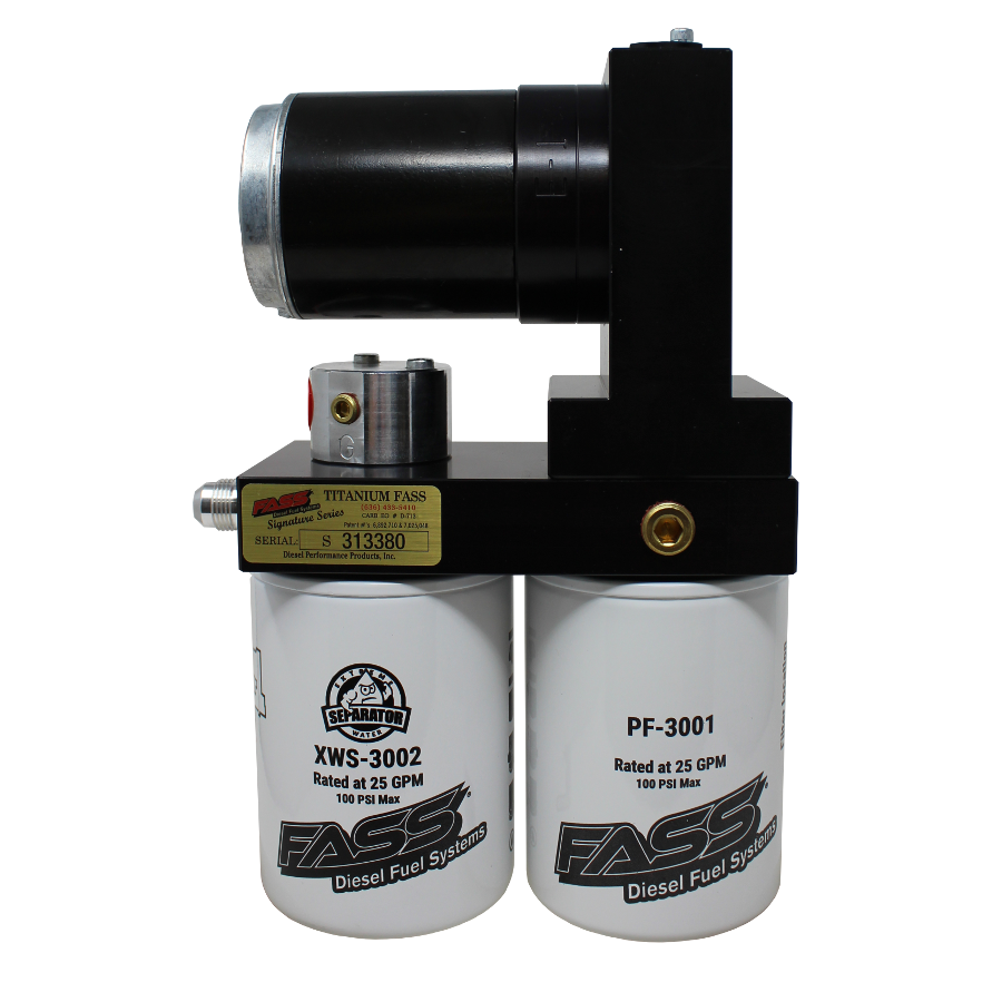 FASS Class 8 165gph/16-18psi Titanium Signature Series Fuel Air Separation System FASS Fuel Systems