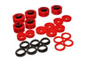 Energy Suspension 05-07 Ford F250/F350 2/4WD Red Body Mount Set Energy Suspension
