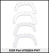 EGR 10+ Dodge Ram HD Bolt-On Look Color Match Fender Flares - Set - Bright White EGR