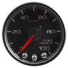 Autometer Spek-Pro Gauge Fuel Press 2 1/16in 100psi Stepper Motor W/Peak & Warn Blk/Blk AutoMeter