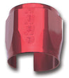 Russell Performance -6 AN Anodized Red Tube Seal Hose End For 5/16in Fuel Hose Russell
