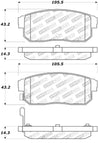 StopTech Street Touring 04-07 RX-8 Rear Pads Stoptech