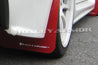 Rally Armor 07-17 Mitsubishi Lancer Red UR Mud Flap w/ White Logo Rally Armor