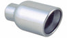 Vibrant 4in Round SS Exhaust Tip (Double Wall Resonated Angle Cut Rolled Edge) Vibrant