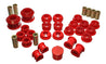 Energy Suspension 02-04 Acura RSX (includes Type S) Red Hyper-Flex Master Bushing Set Energy Suspension
