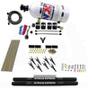 Nitrous Express Pro-Shk/Gas 4 Solenoids Nitrous Kit (200-600HP) w/Rails and 10lb Bottle Nitrous Express